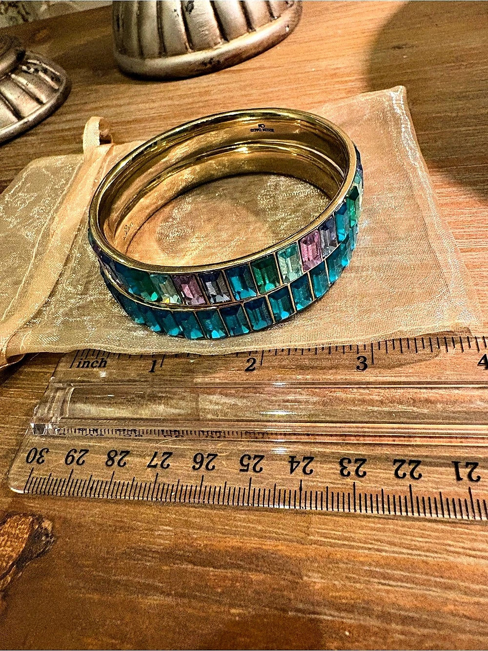 Heidi Daus Multicolor Gemstone Bangles - bright and vibrant! - Picture 6 of 6